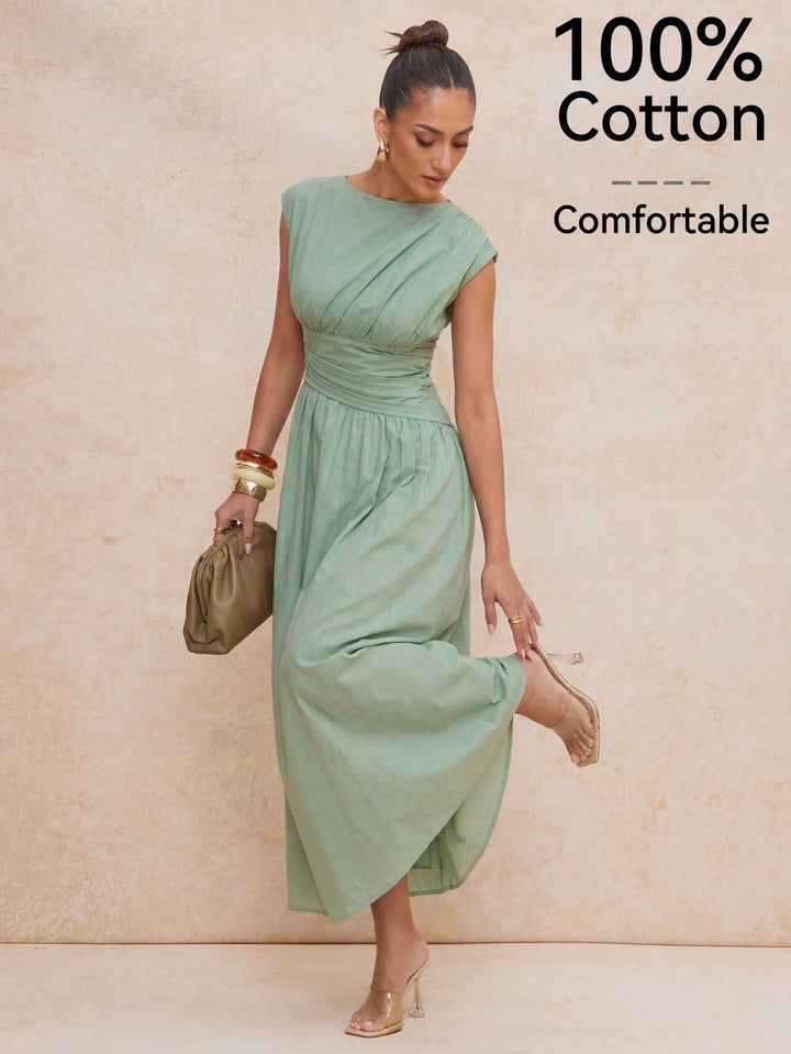 Rochie maxi SHEIN, verde