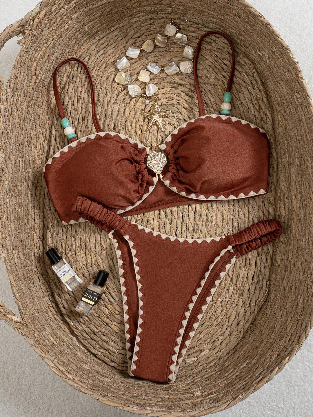 Set bikini SHEIN, maro