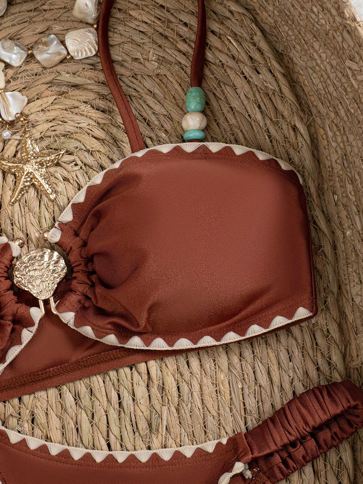 Set bikini SHEIN, maro