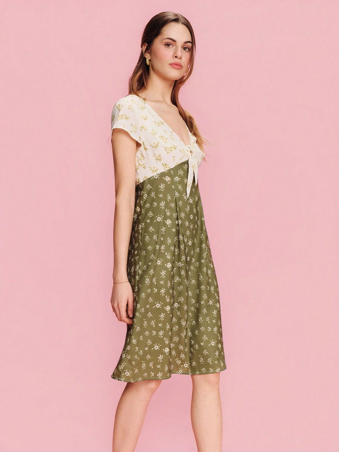 Rochie midi SHEIN, mix culori