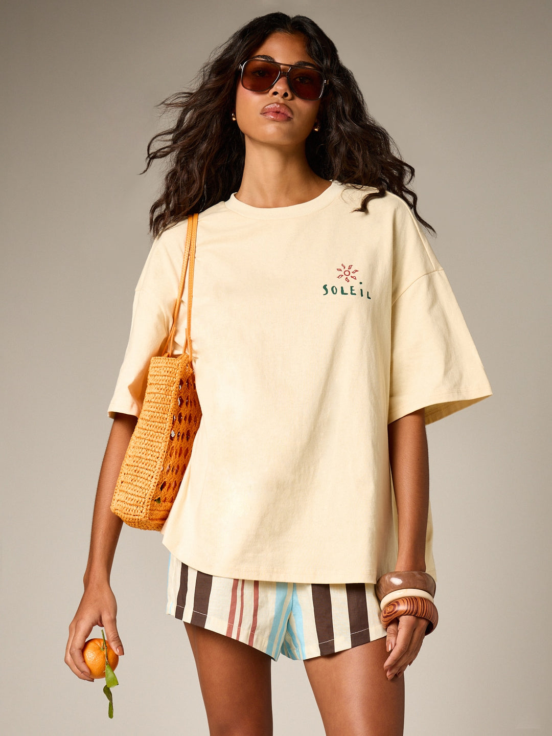 Tricou SHEIN, portocaliu
