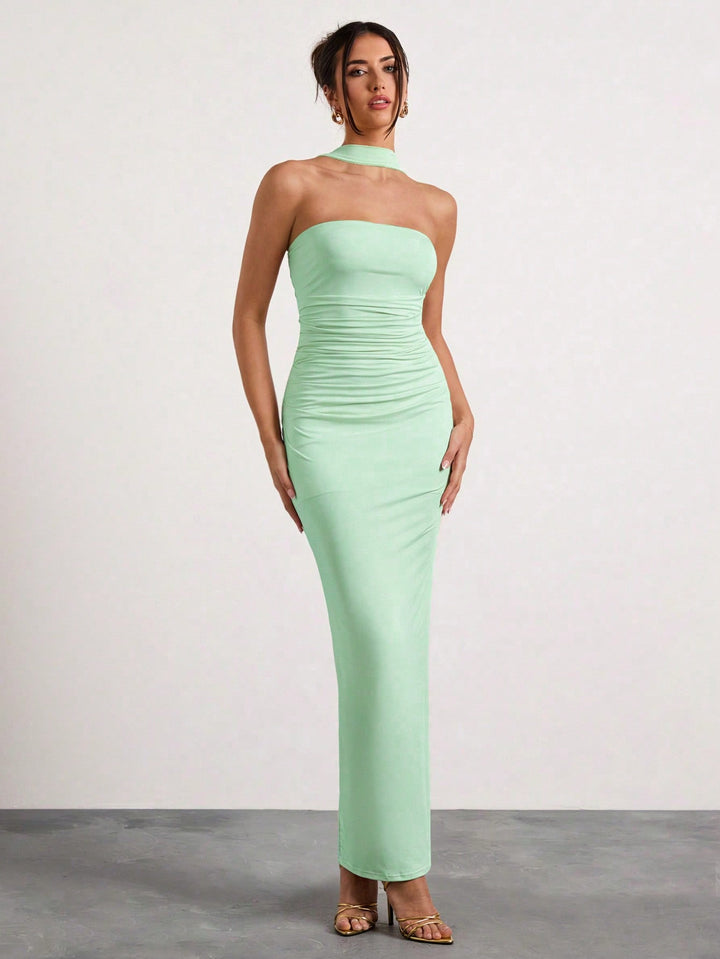 Rochie maxi SHEIN, verde