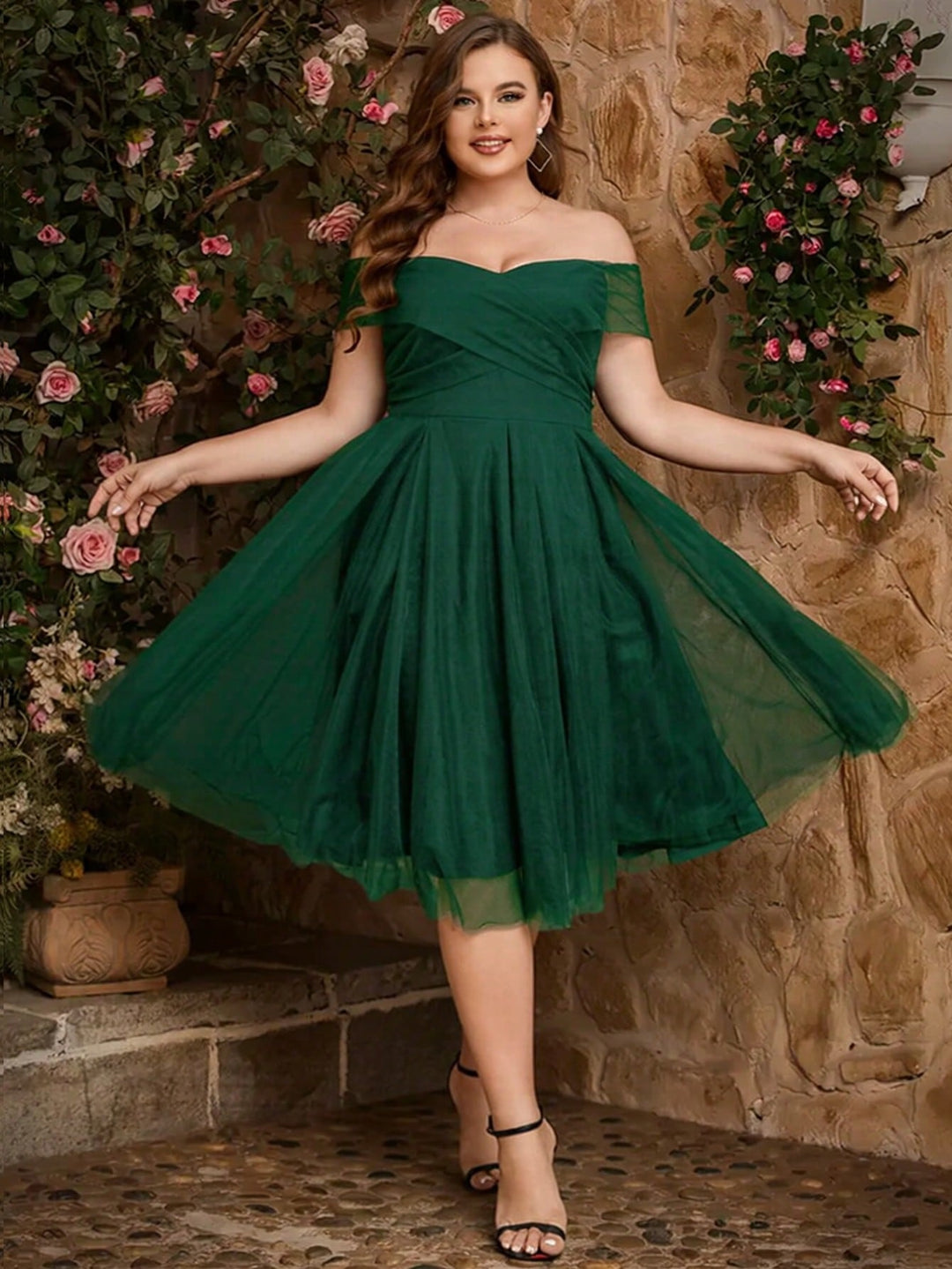 Rochie SHEIN, verde