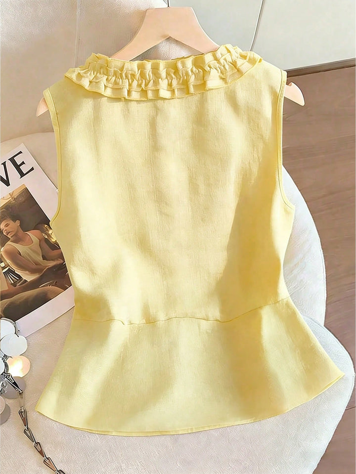 Cămașă tip bluza SHEIN, galben
