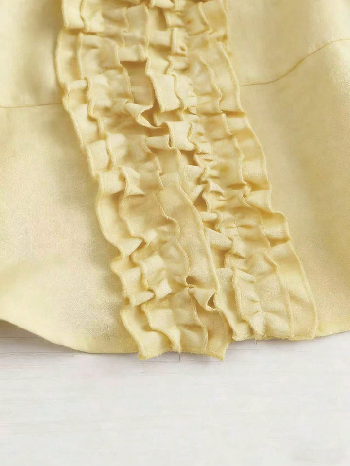 Cămașă tip bluza SHEIN, galben