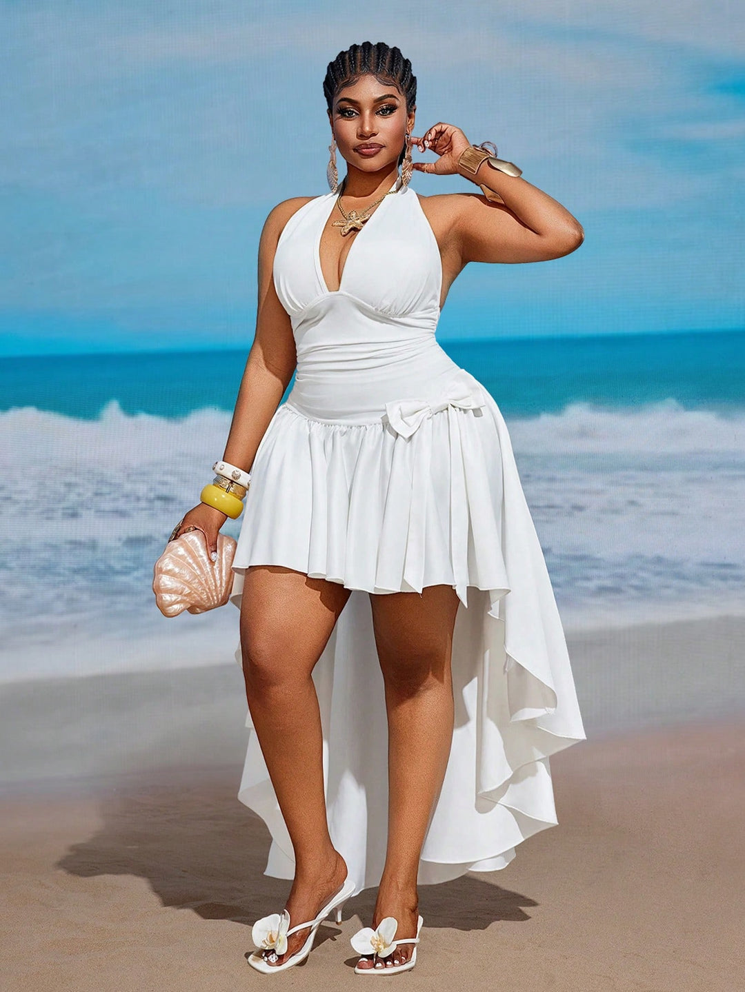 Rochie SHEIN, alb