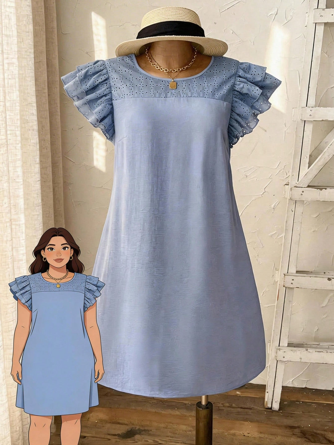 Rochie SHEIN, albastru