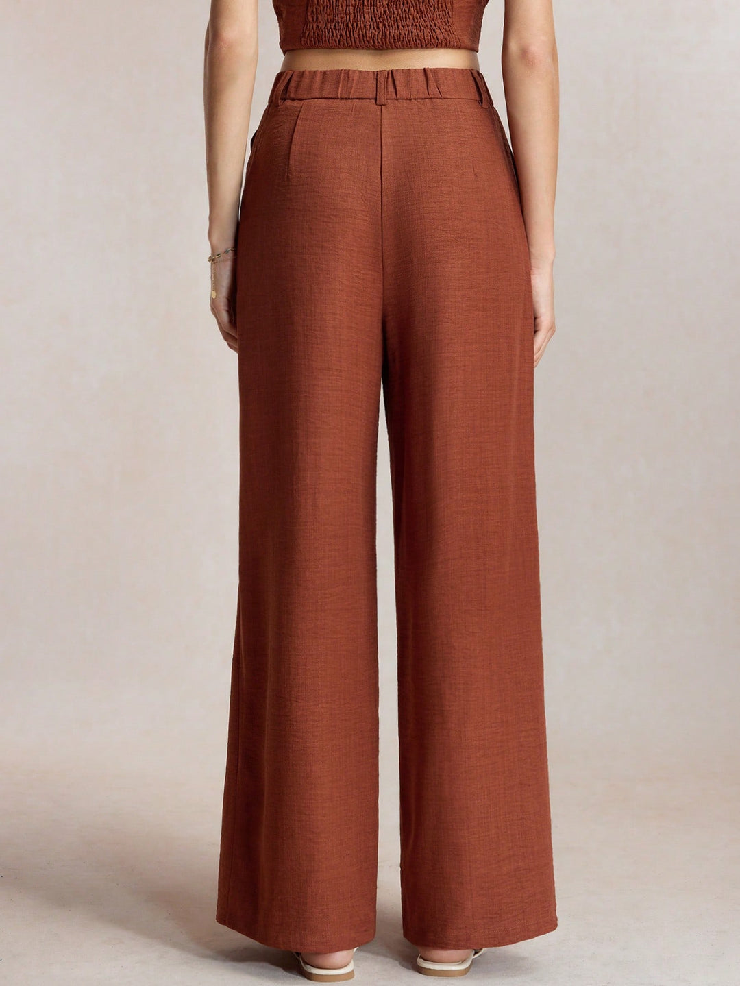 Pantalon SHEIN, maro