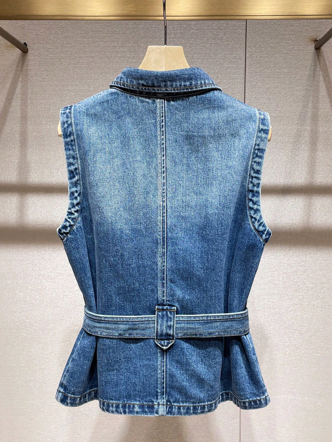 Jachetă denim SHEIN, albastru