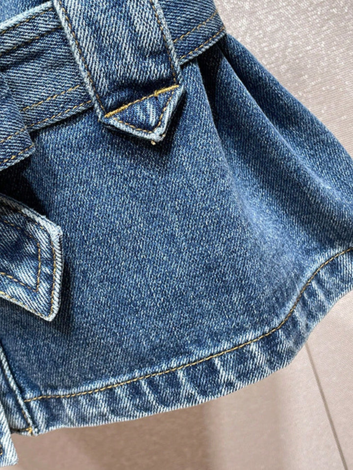 Jachetă denim SHEIN, albastru
