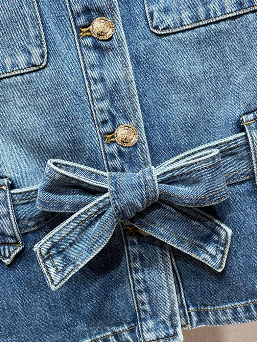 Jachetă denim SHEIN, albastru