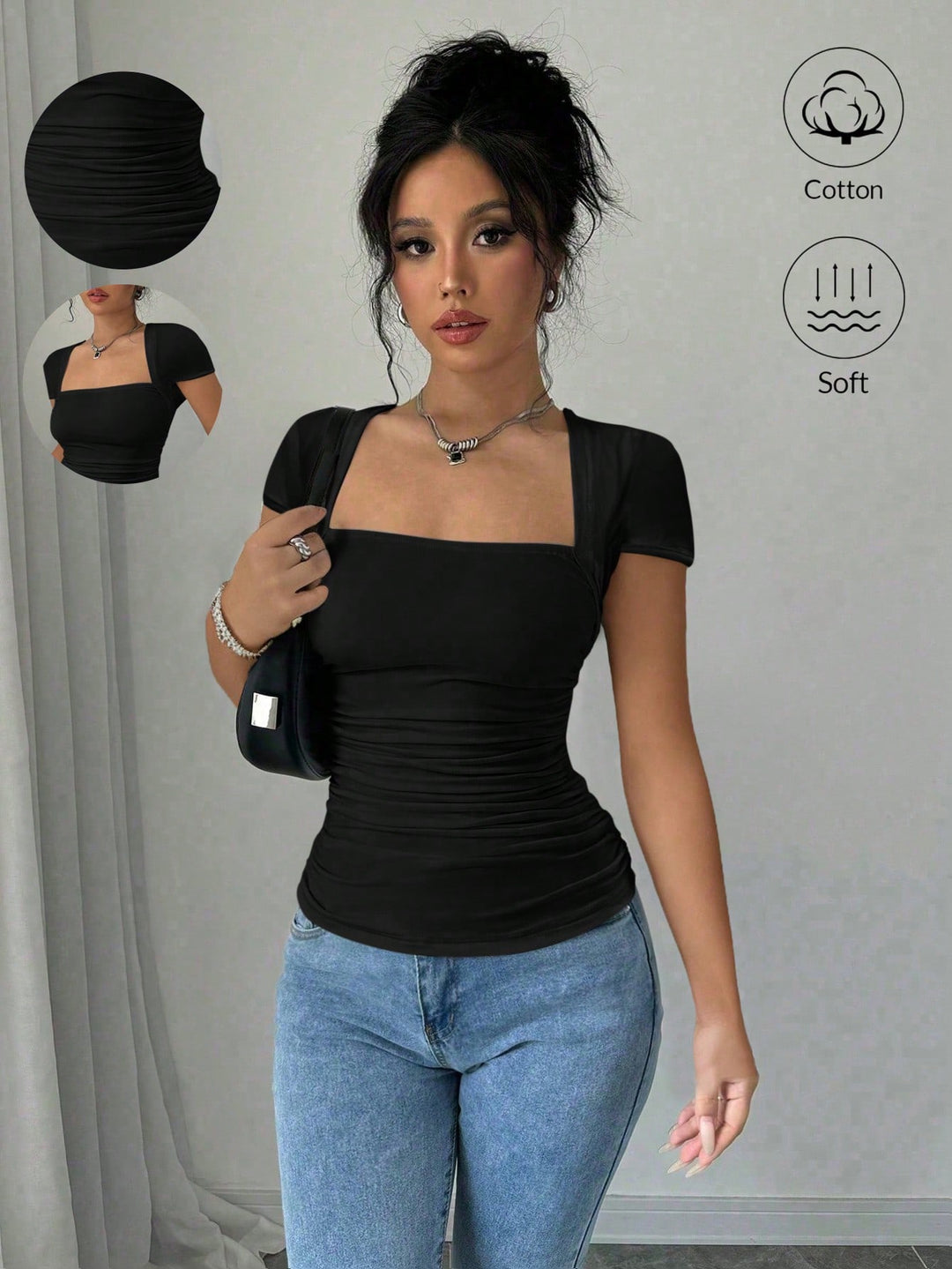 Tricou SHEIN, negru