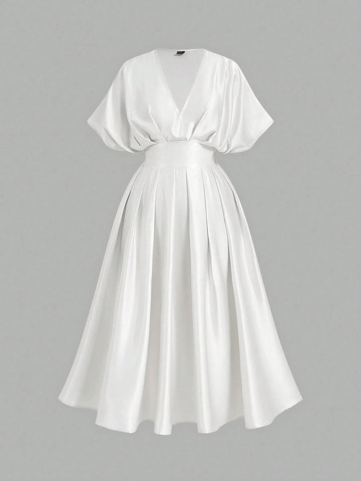 Rochie maxi SHEIN, alb