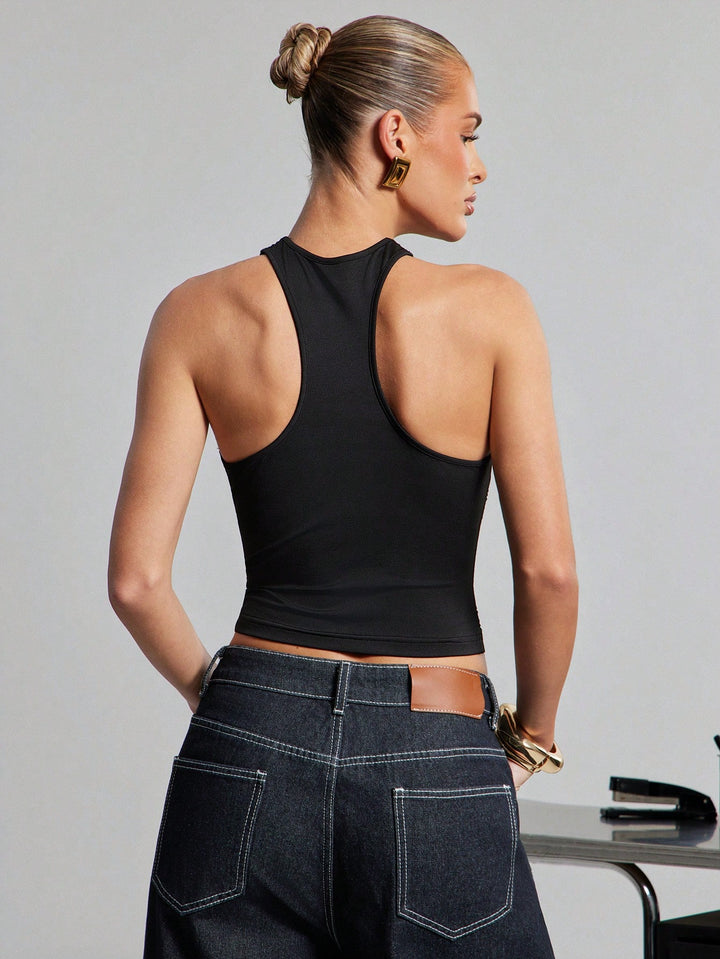 Top SHEIN, negru