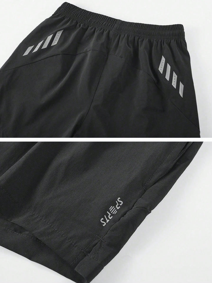 Pantaloni scurți SHEIN, negru