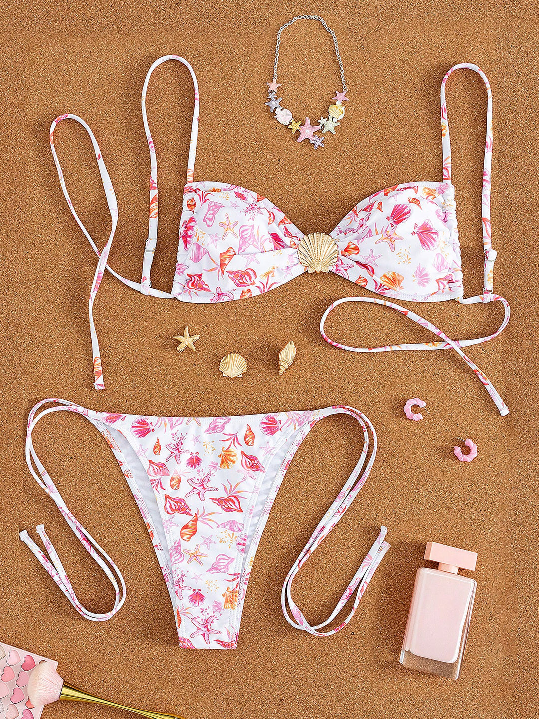 Set bikini SHEIN, mix culori