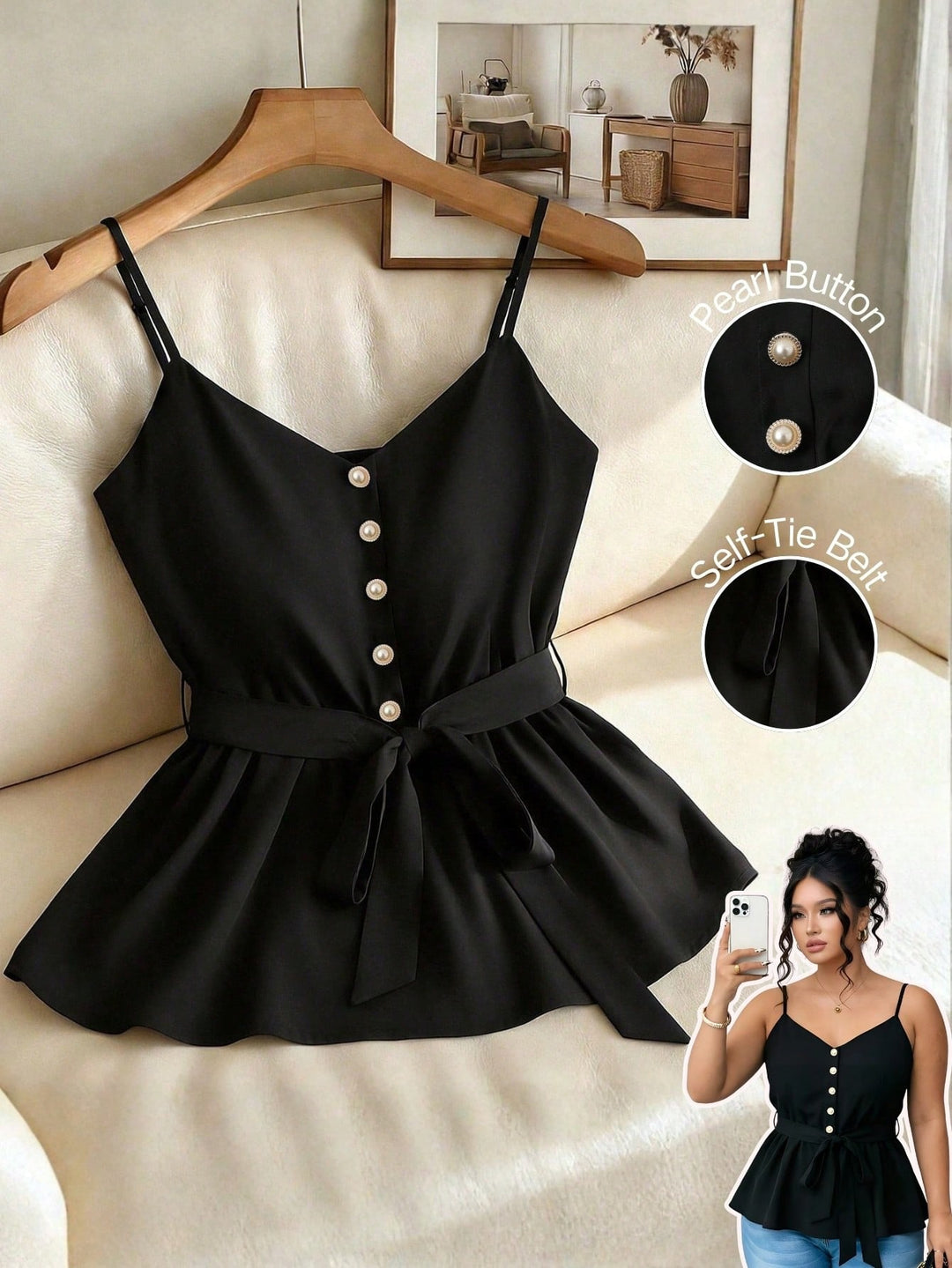 Maiou SHEIN, negru