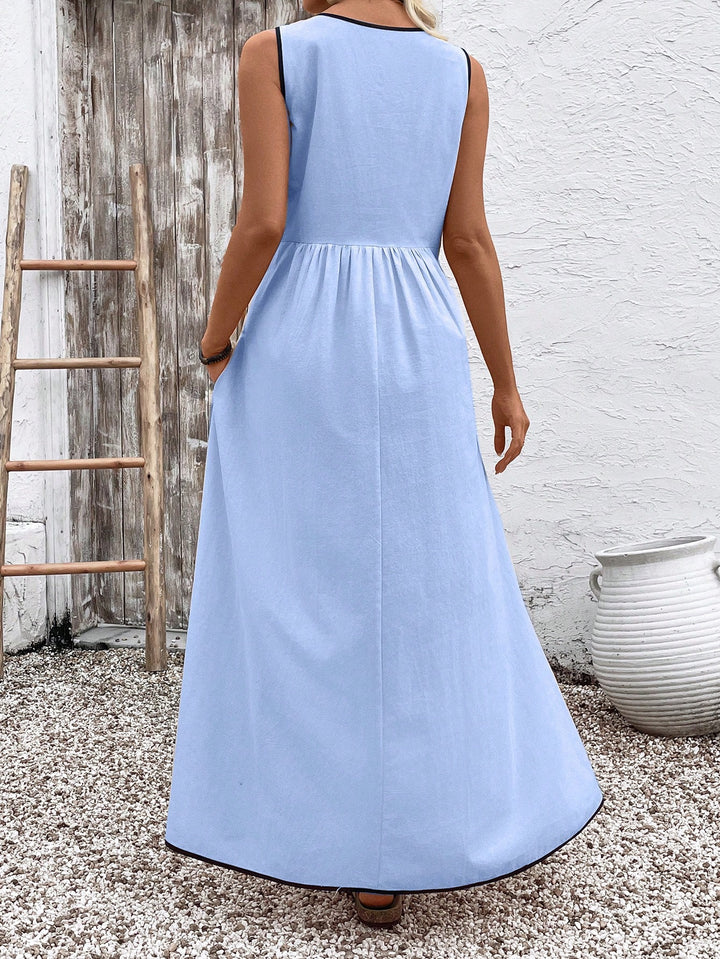 Rochie maxi SHEIN, albastru