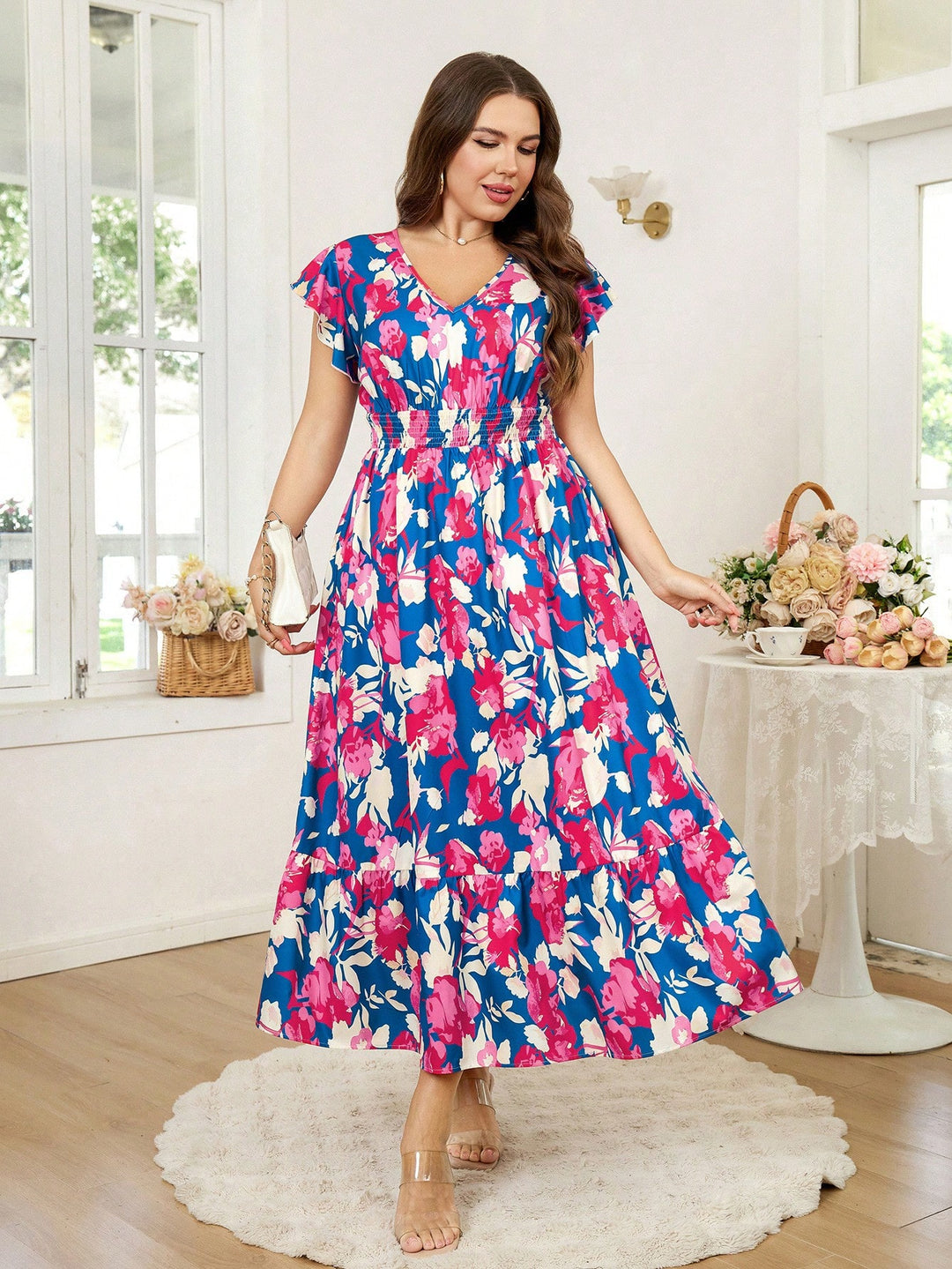 Rochie SHEIN, mix culori