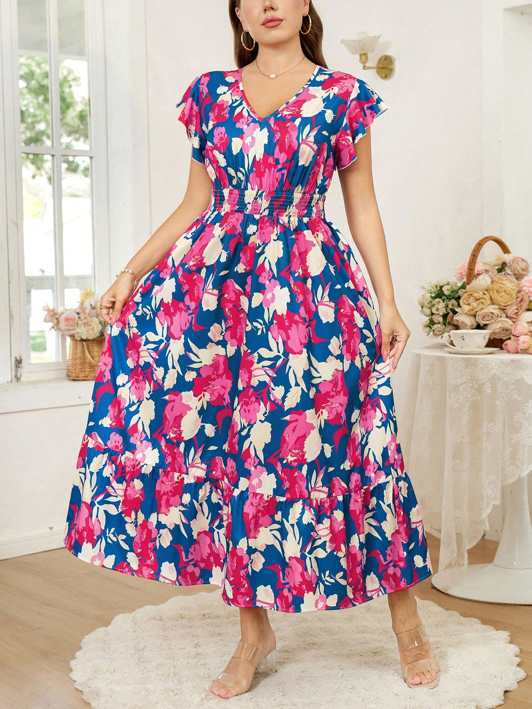 Rochie SHEIN, mix culori