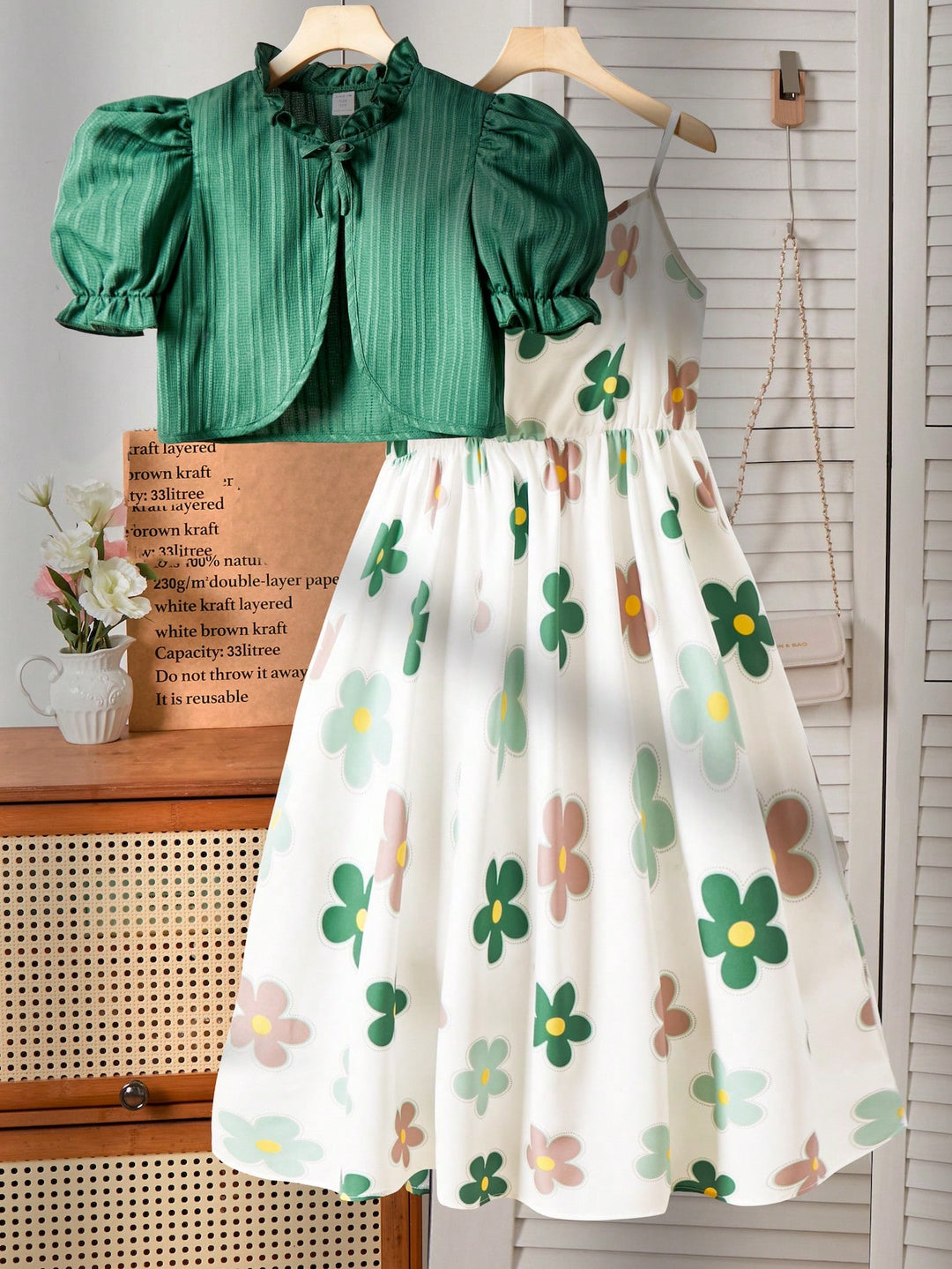 Rochie SHEIN, verde