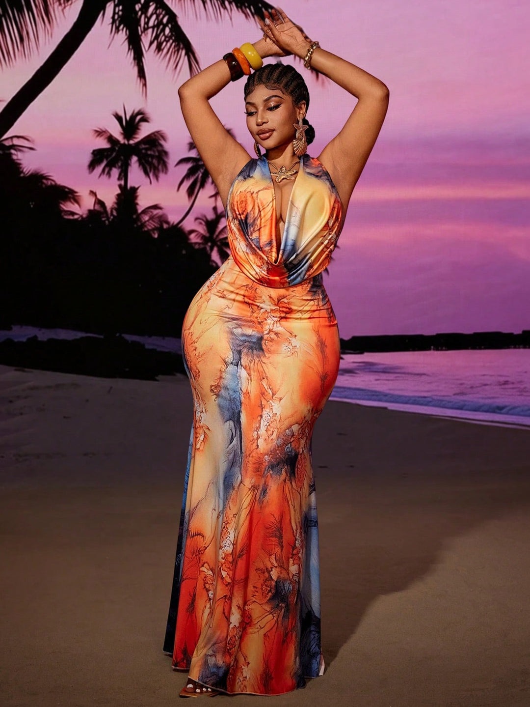 Rochie SHEIN, mix culori