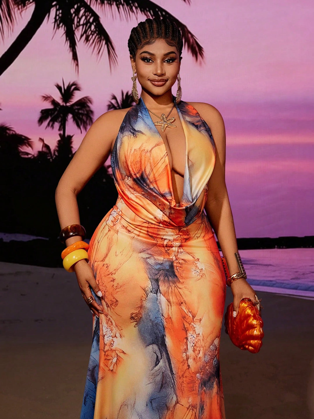 Rochie SHEIN, mix culori