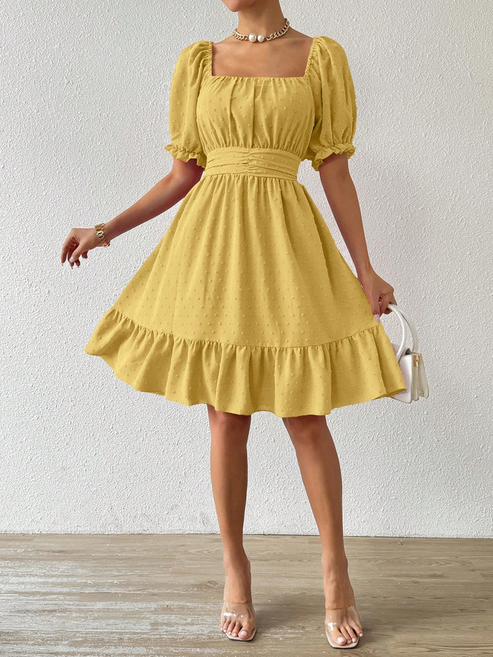 Rochie midi SHEIN, galben