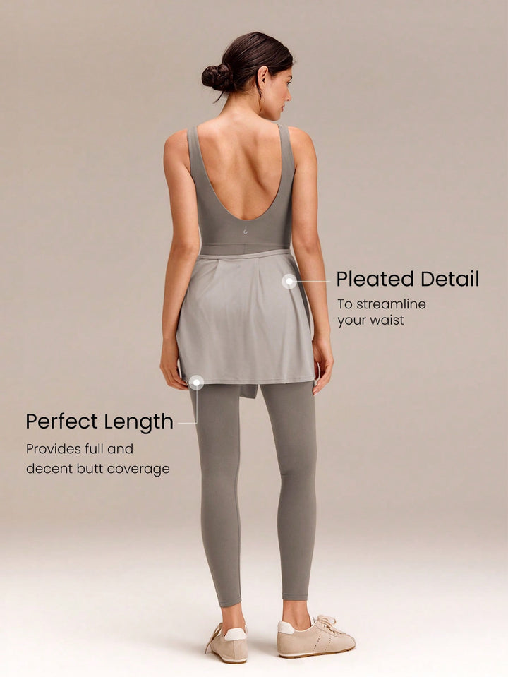 Fustă-pantalon SHEIN, kaki