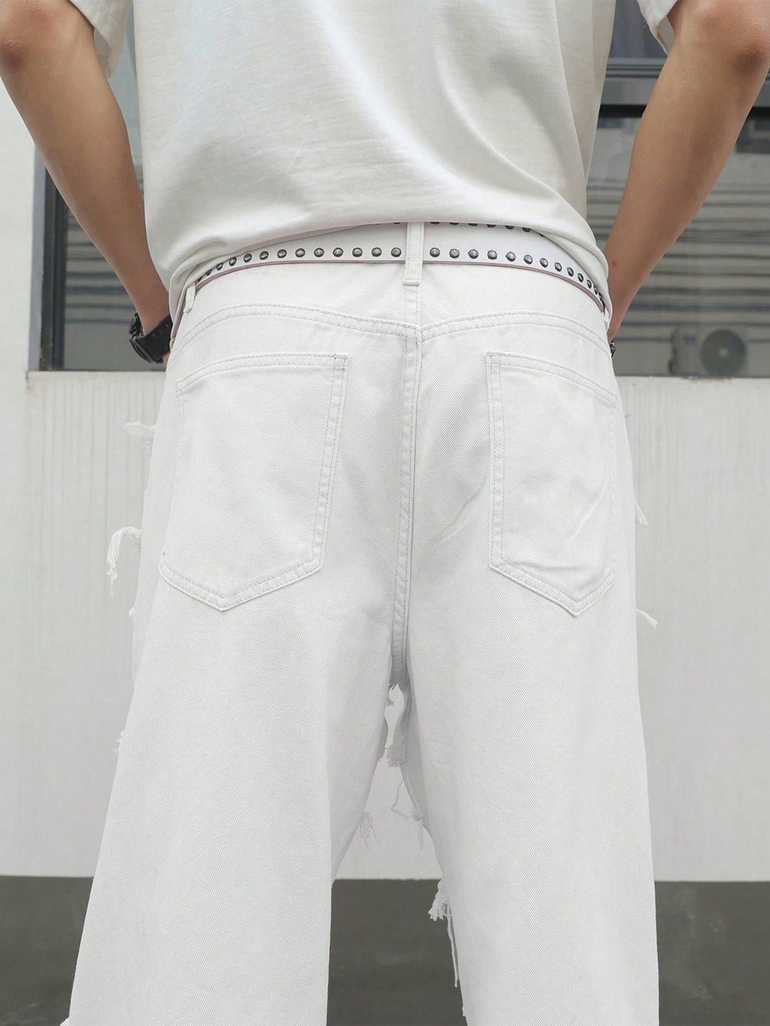 Jeans SHEIN, alb