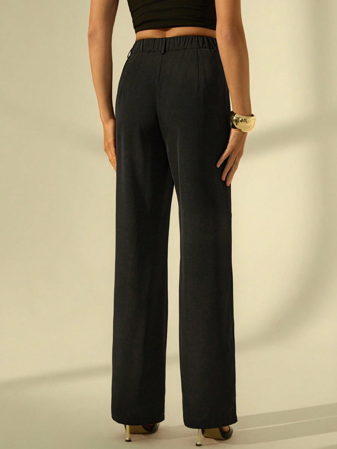 Pantalon SHEIN, negru