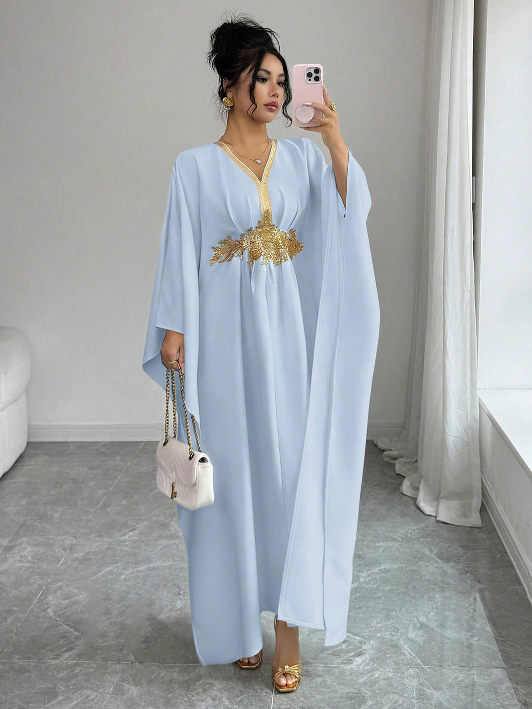 Rochie midi SHEIN, albastru