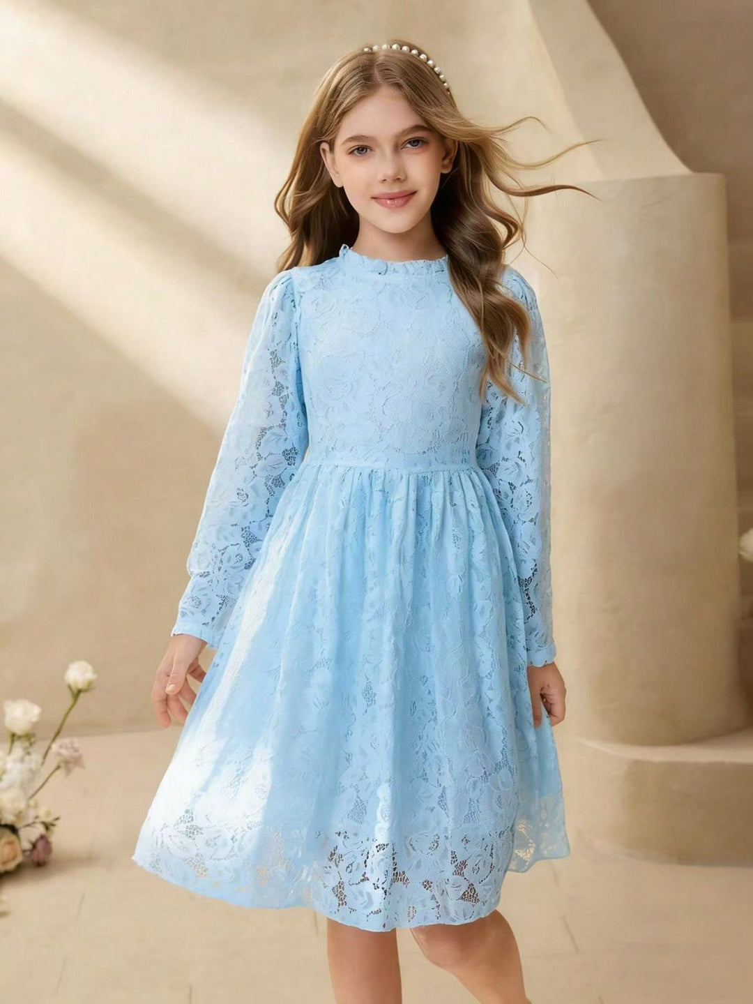 Ținută de petrecere SHEIN, albastru