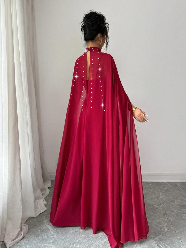 Rochie de ocazie SHEIN, vișiniu