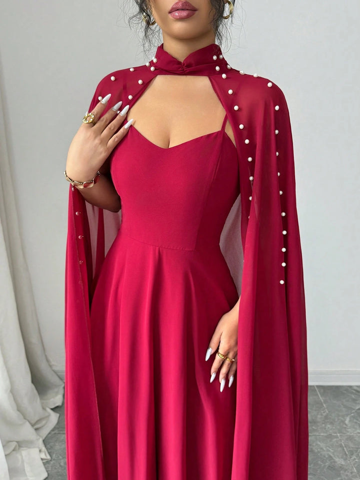 Rochie de ocazie SHEIN, vișiniu