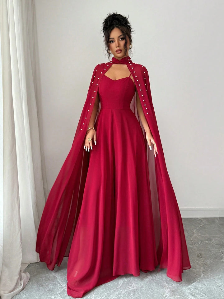 Rochie de ocazie SHEIN, vișiniu