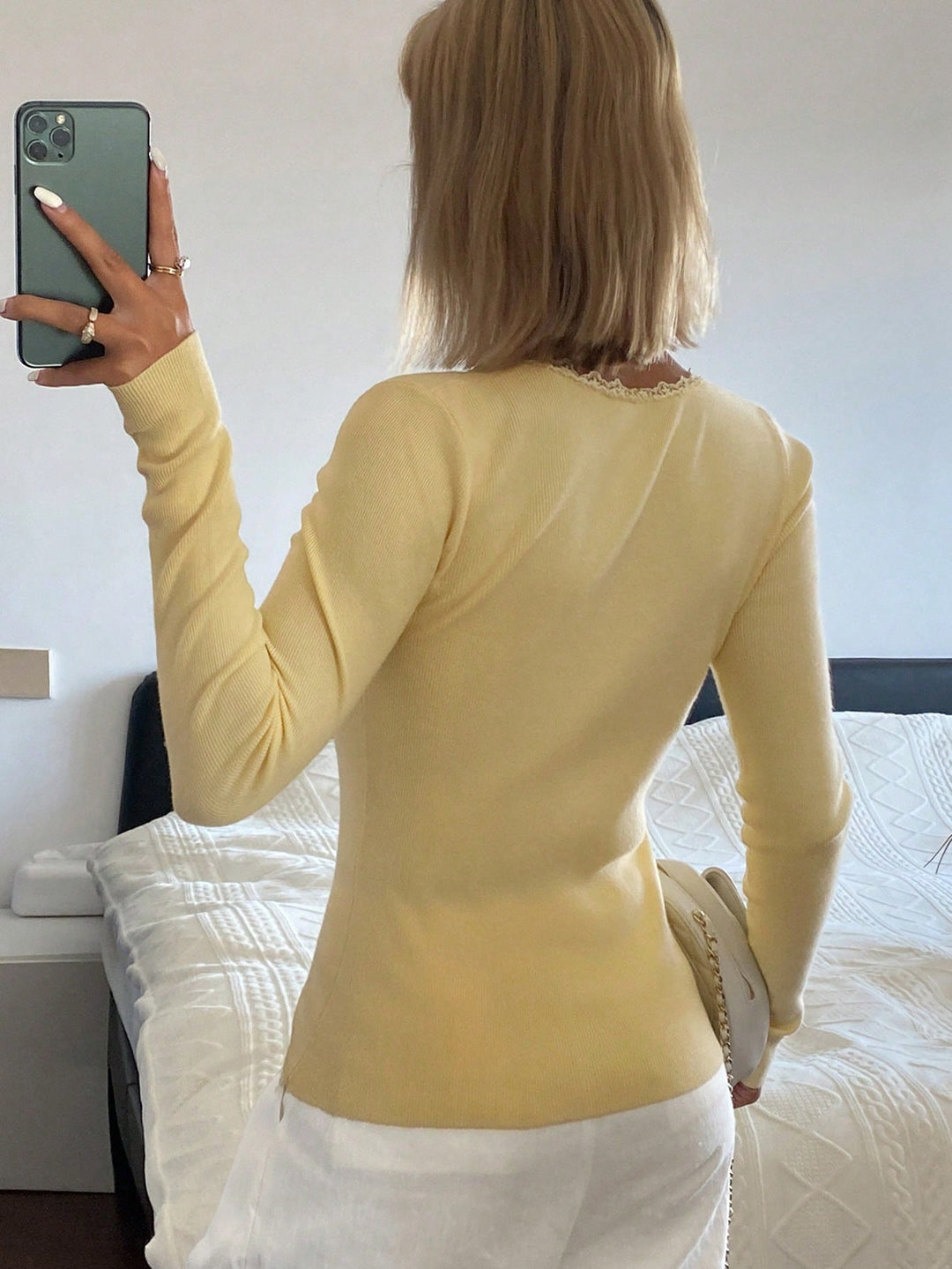 Cardigan SHEIN, galben