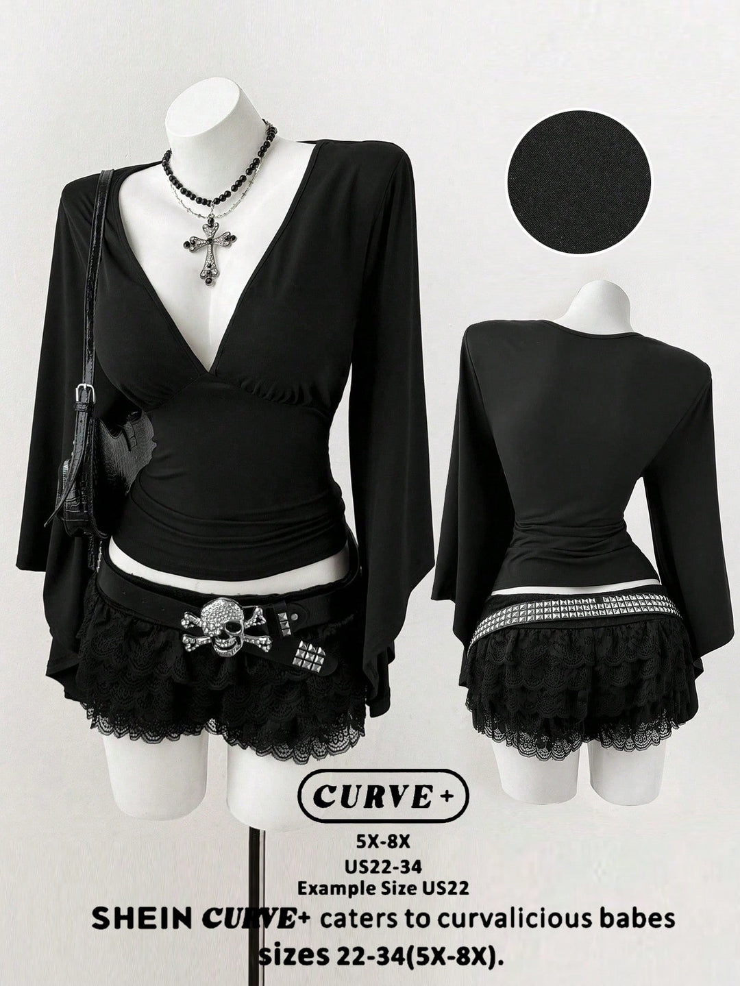 Tricou SHEIN, negru