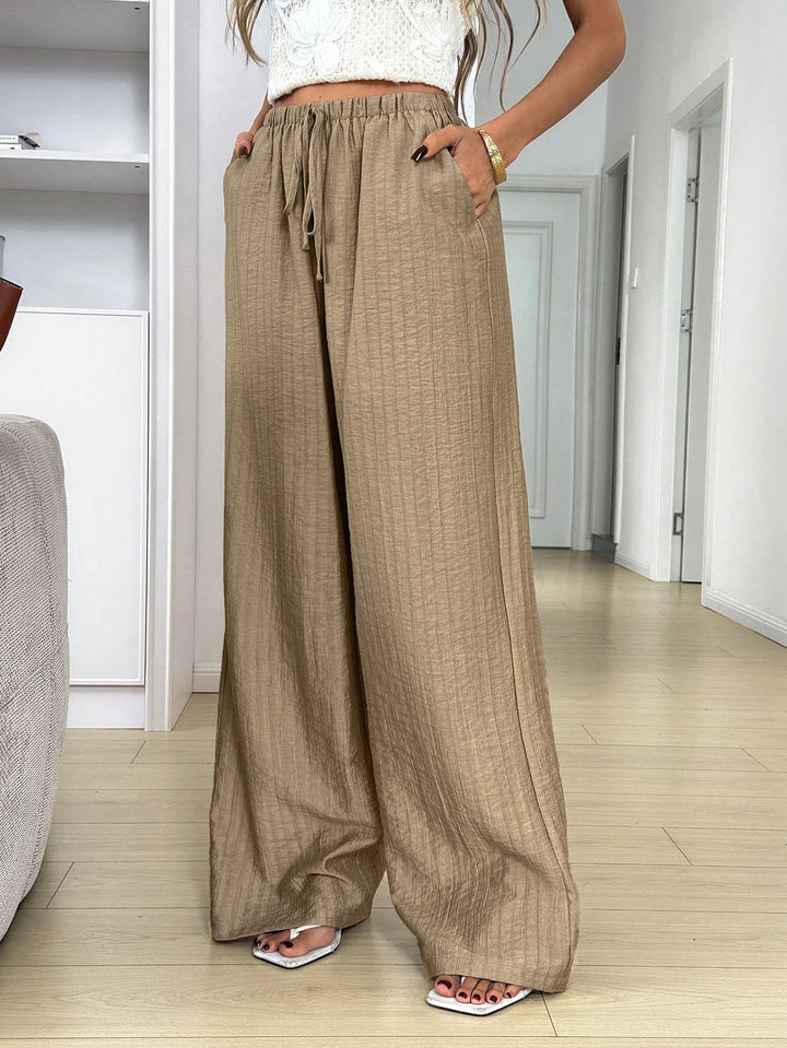 Pantaloni SHEIN, maro