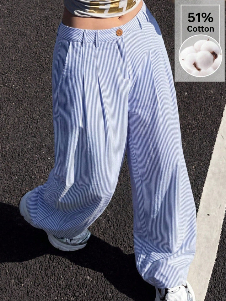 Pantaloni SHEIN, albastru