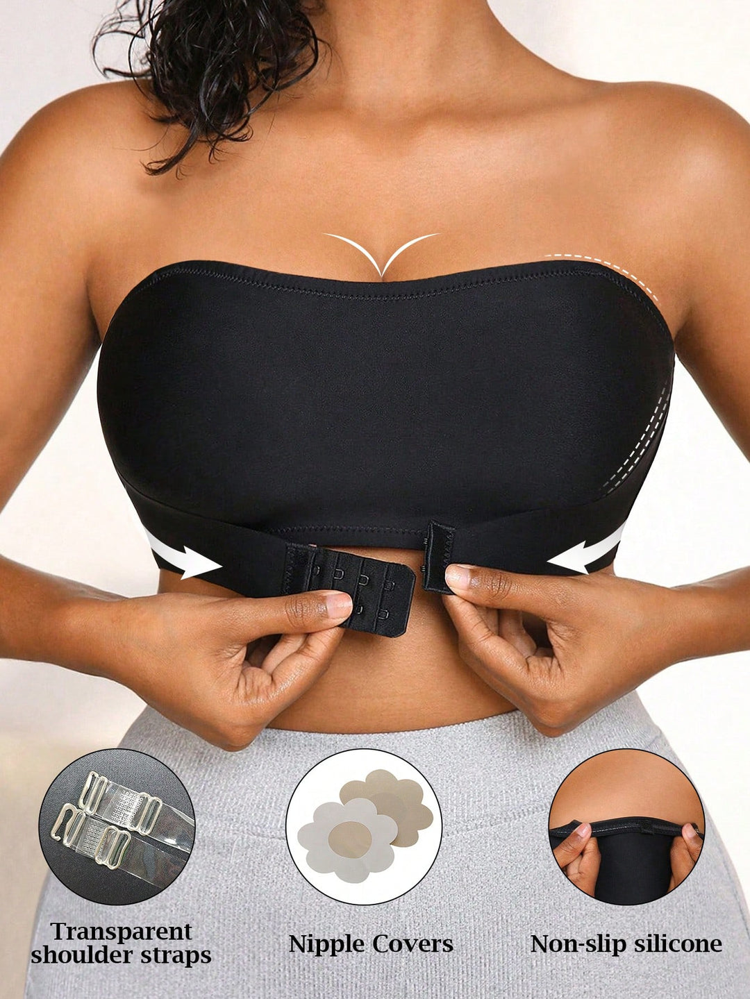 Sutien SHEIN, negru
