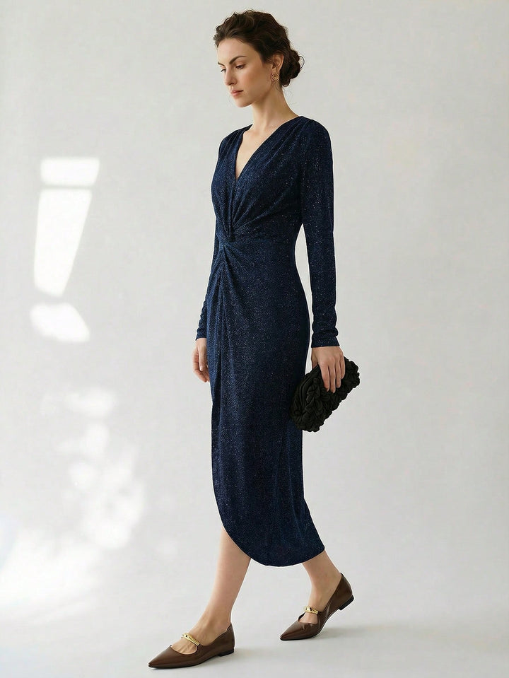 Rochie maxi SHEIN, albastru