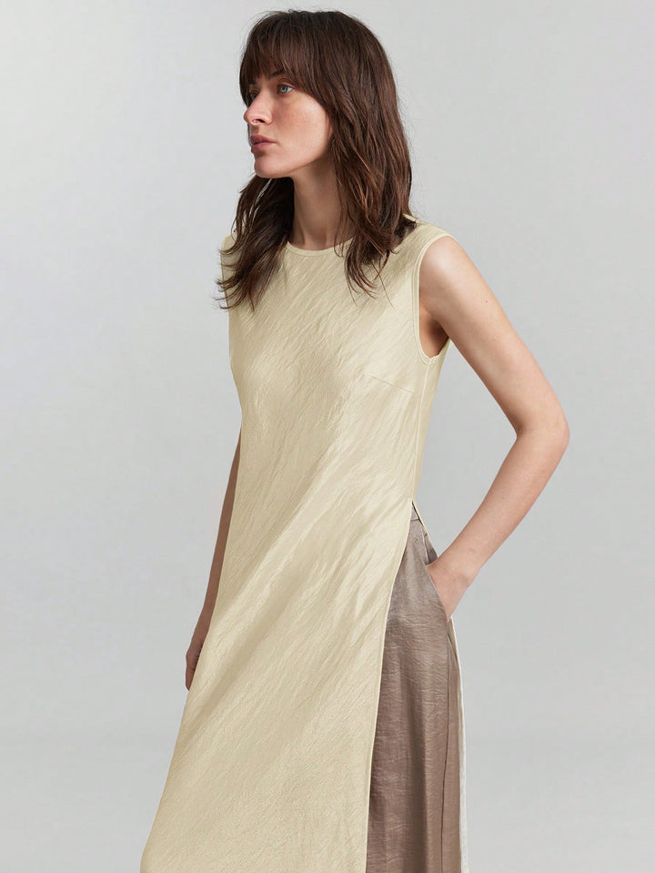 Top SHEIN, galben