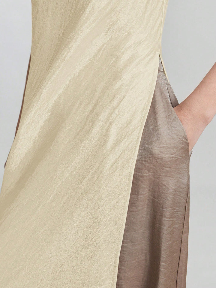 Top SHEIN, galben