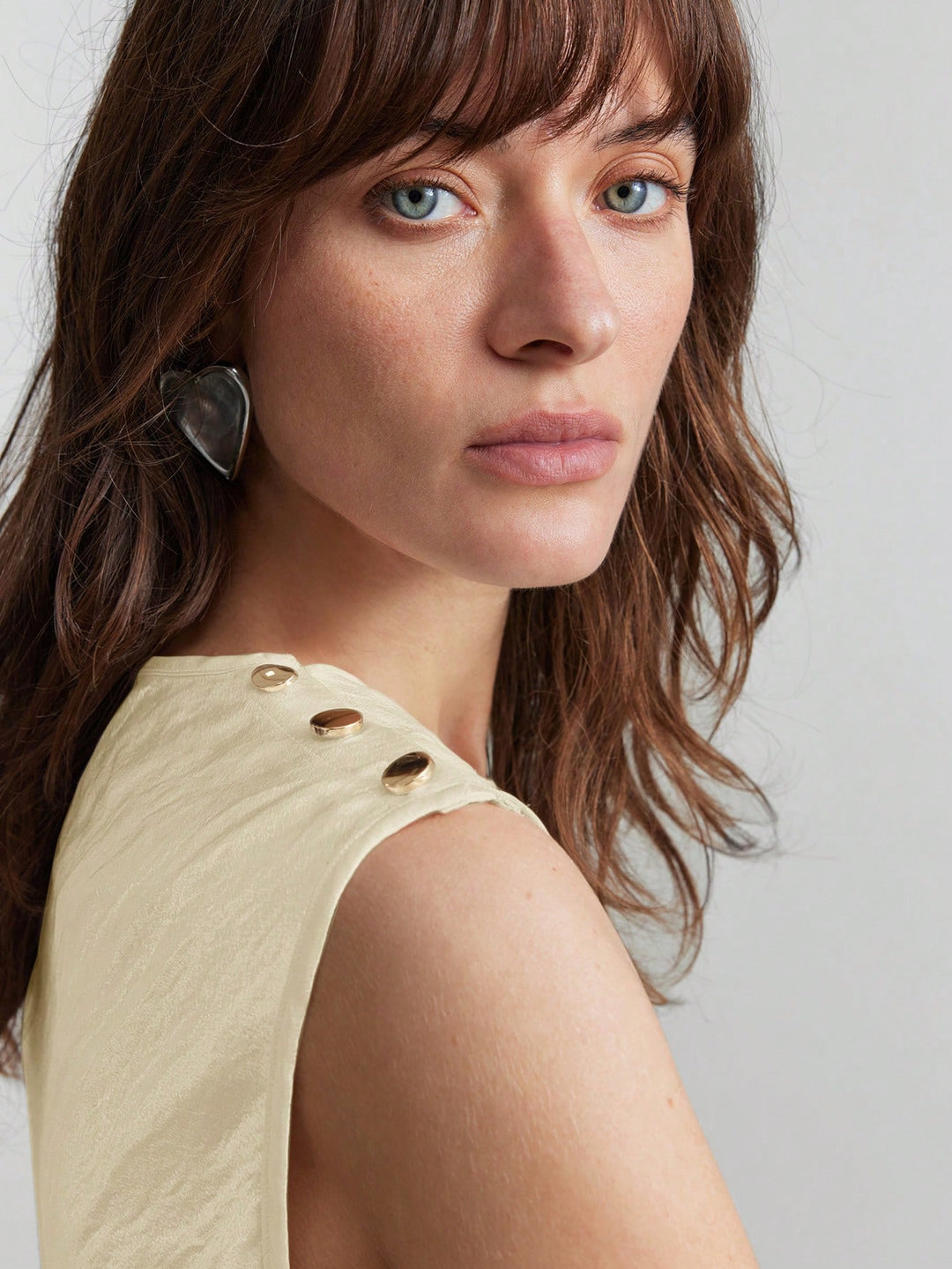 Top SHEIN, galben