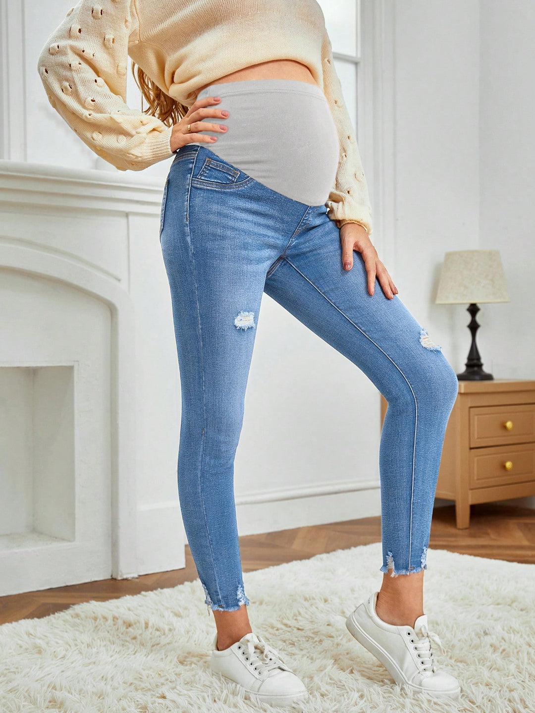 Jeans SHEIN, albastru