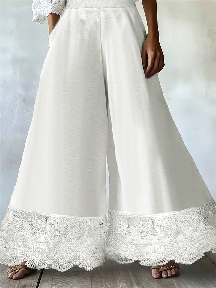 Pantaloni SHEIN, alb