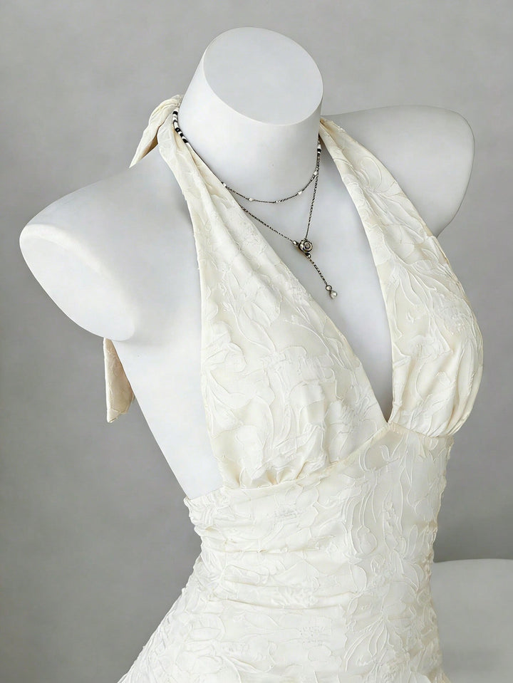 Rochie scurtă SHEIN, bej