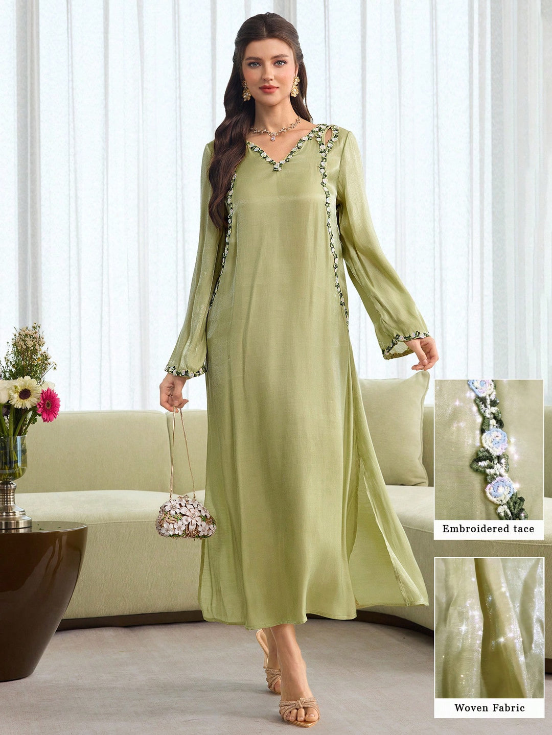 Rochie SHEIN, kaki