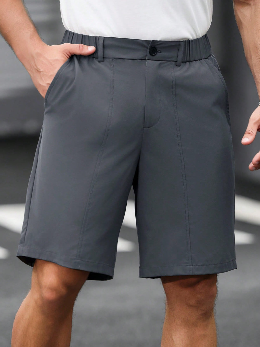 Pantaloni scurți SHEIN, gri
